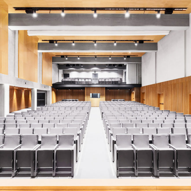 wooden-soundproofing-panels-Luiss-auditorium