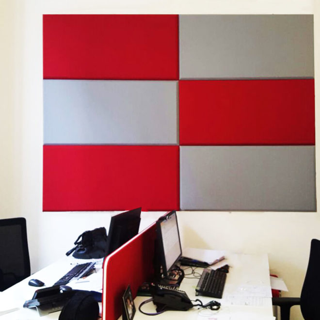 GoodVibes coloured wall panels for openspace office