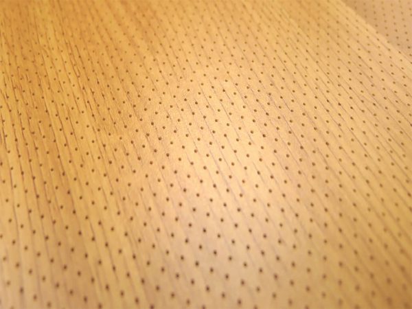 Detail micro holes of micro acoustic wooden panels