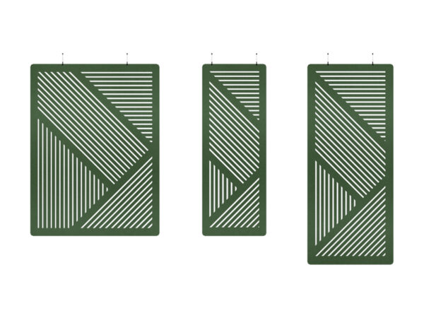 Separatori per ufficio con disegno intersezioni linee rette