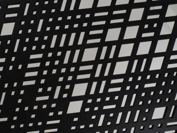 Divisori per ambienti in feltro dettaglio pattern