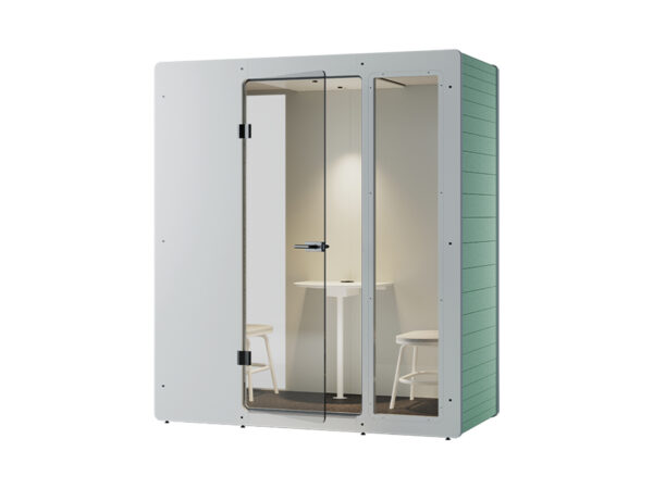 Cabine acustiche modulari per due persone per colloqui di lavoro