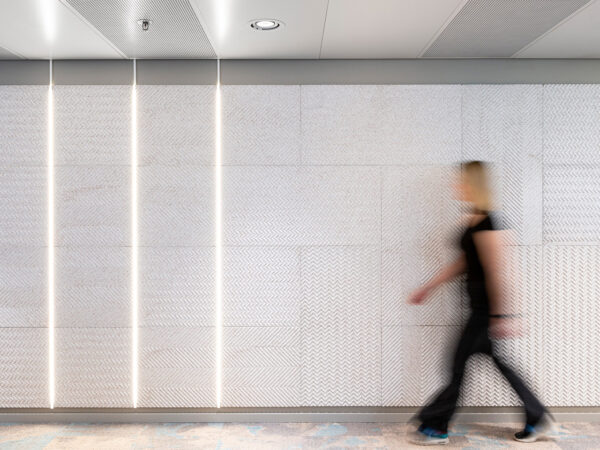 Pannelli sostenibili Pulp a parete rivestimento ecologico di design
