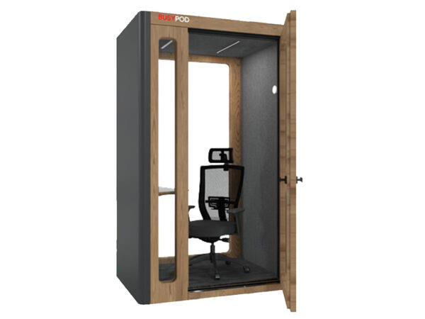 Soundproof phone booth for one person for business meetings customizable